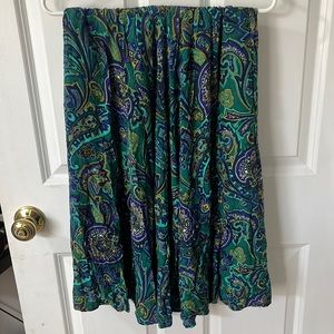 Paisley Midi Skirt